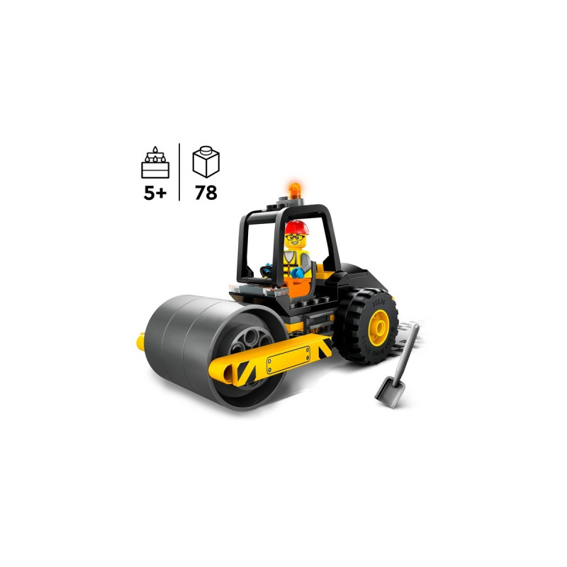 LEGO 60401 City Straßenwalze, Konstruktionsspielzeug