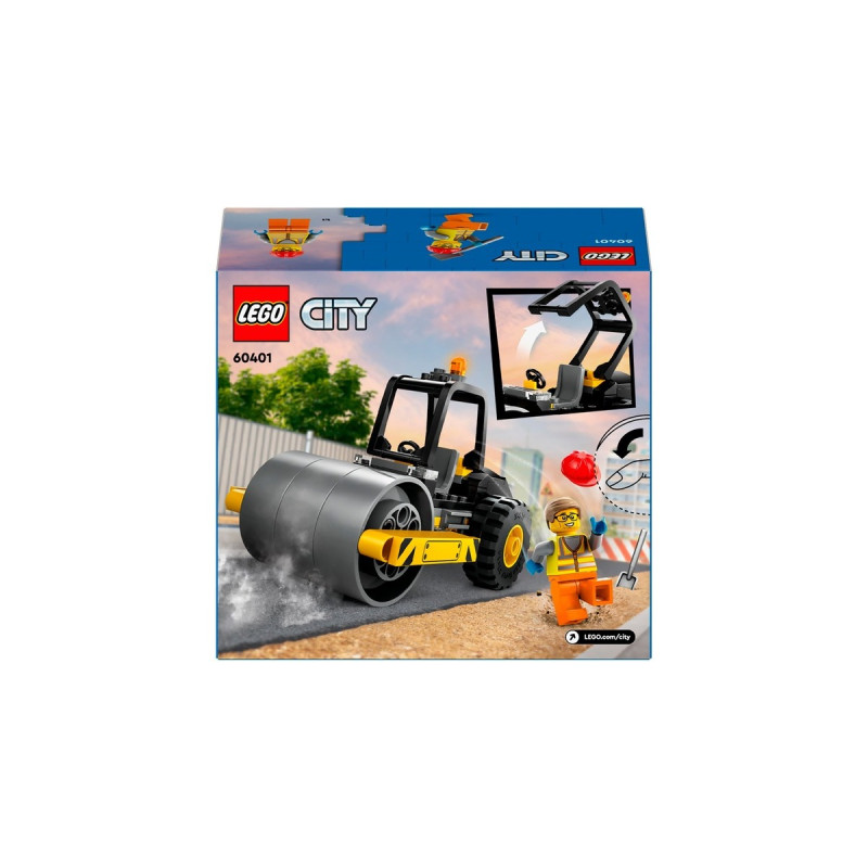 LEGO 60401 City Straßenwalze, Konstruktionsspielzeug