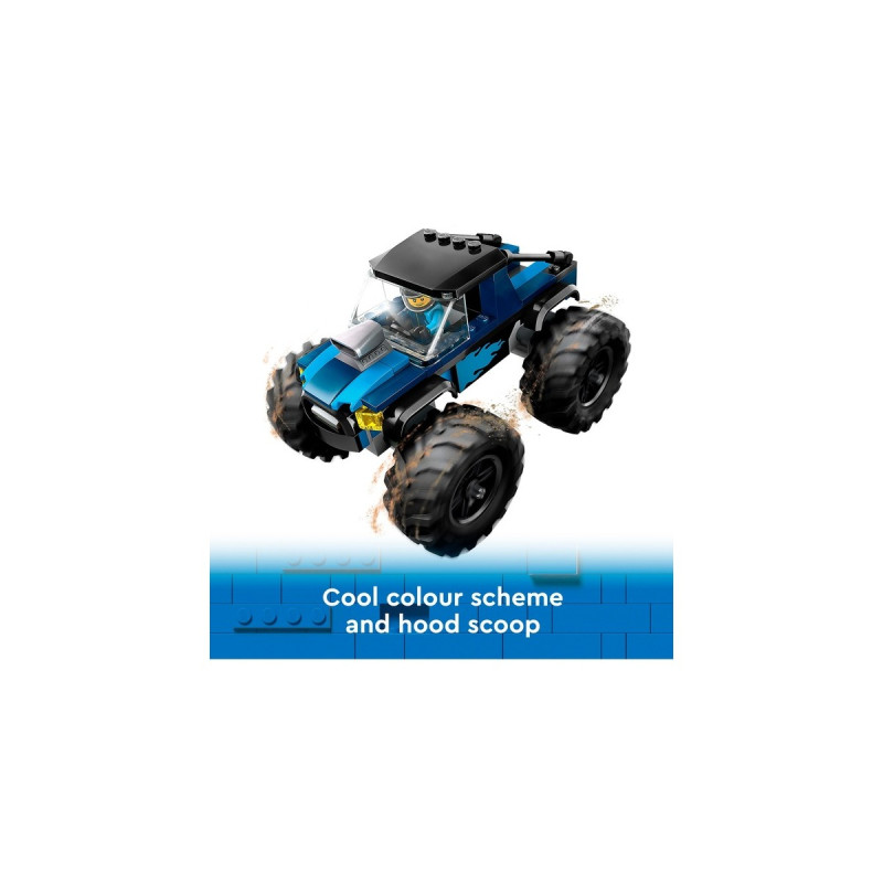 LEGO 60402 City Blauer Monstertruck, Konstruktionsspielzeug