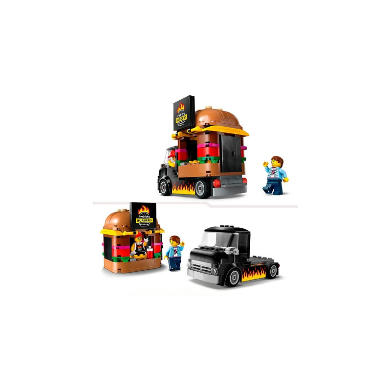 LEGO 60404 City Burger-Truck, Konstruktionsspielzeug