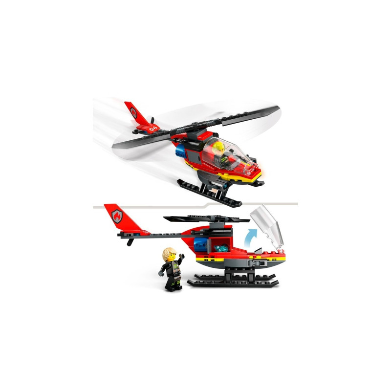 LEGO 60411 City Feuerwehrhubschrauber, Konstruktionsspielzeug