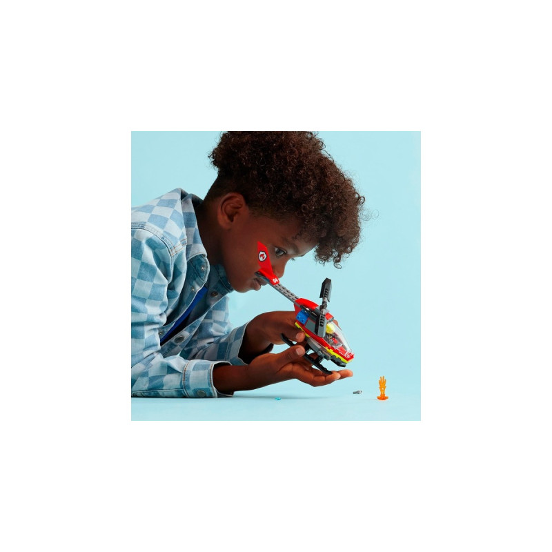 LEGO 60411 City Feuerwehrhubschrauber, Konstruktionsspielzeug