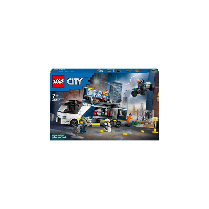 LEGO 60418 City Polizeitruck mit Labor, Konstruktionsspielzeug