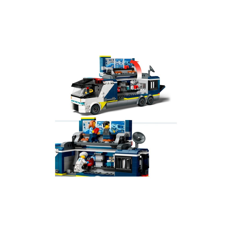 LEGO 60418 City Polizeitruck mit Labor, Konstruktionsspielzeug