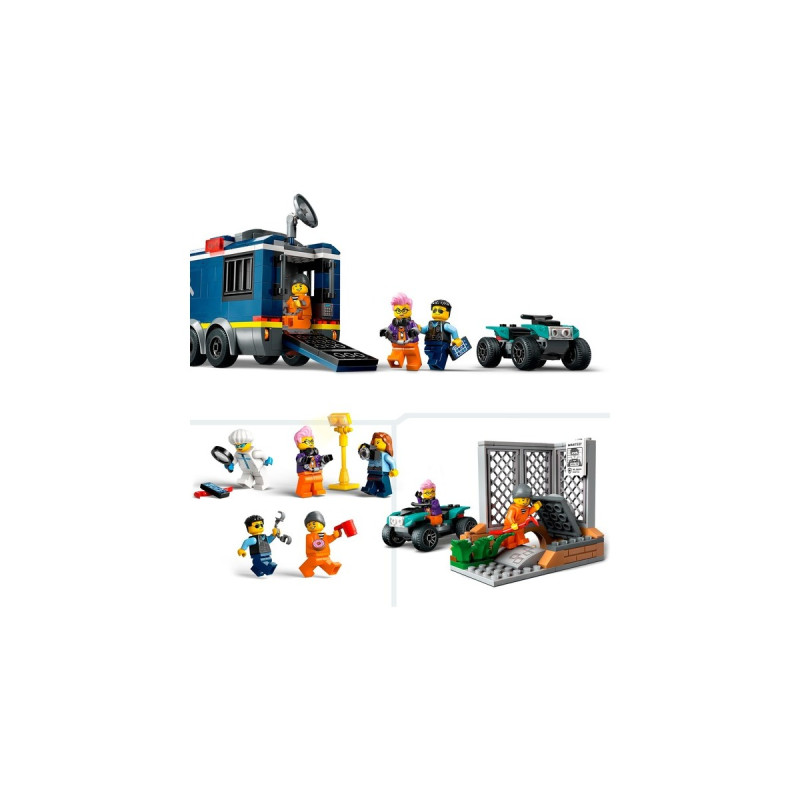 LEGO 60418 City Polizeitruck mit Labor, Konstruktionsspielzeug