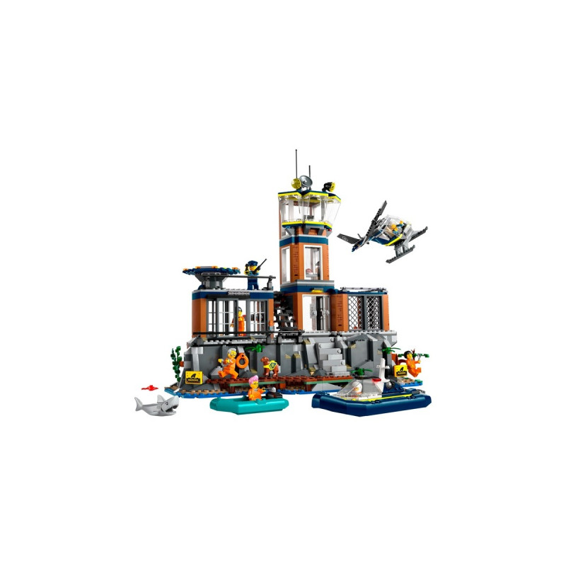 LEGO 60419 City Polizeistation auf der Gefängnisinsel, Konstruktionsspielzeug