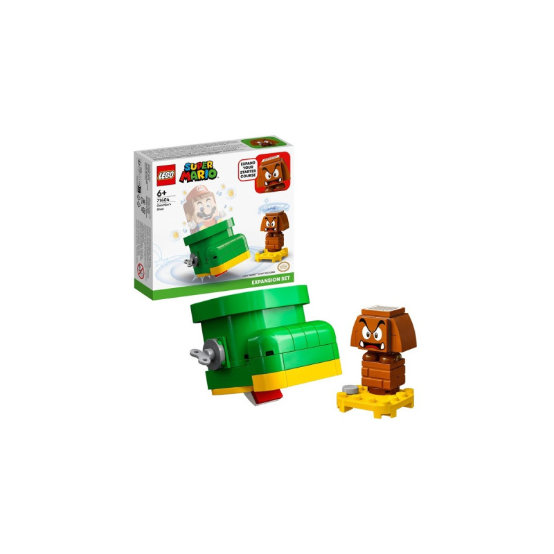 LEGO 71404 Super Mario Gumbas Schuh – Erweiterungsset, Konstruktionsspielzeug(zum kombinieren mit Mario, Luigi oder Peach Starterset, mit Gumba Figur)