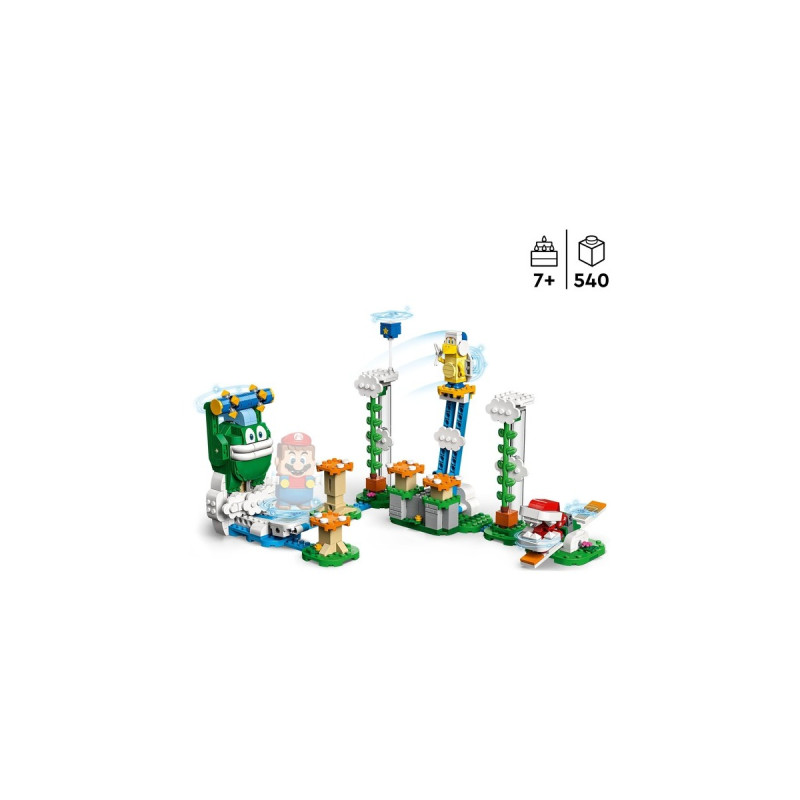 LEGO 71409 Super Mario Maxi-Spikes Wolken-Challenge – Erweiterungsset, Konstruktionsspielzeug(Set mit 3 Gegner Figuren inkl. Bumerang-Bruder und Piranha-Pflanze)