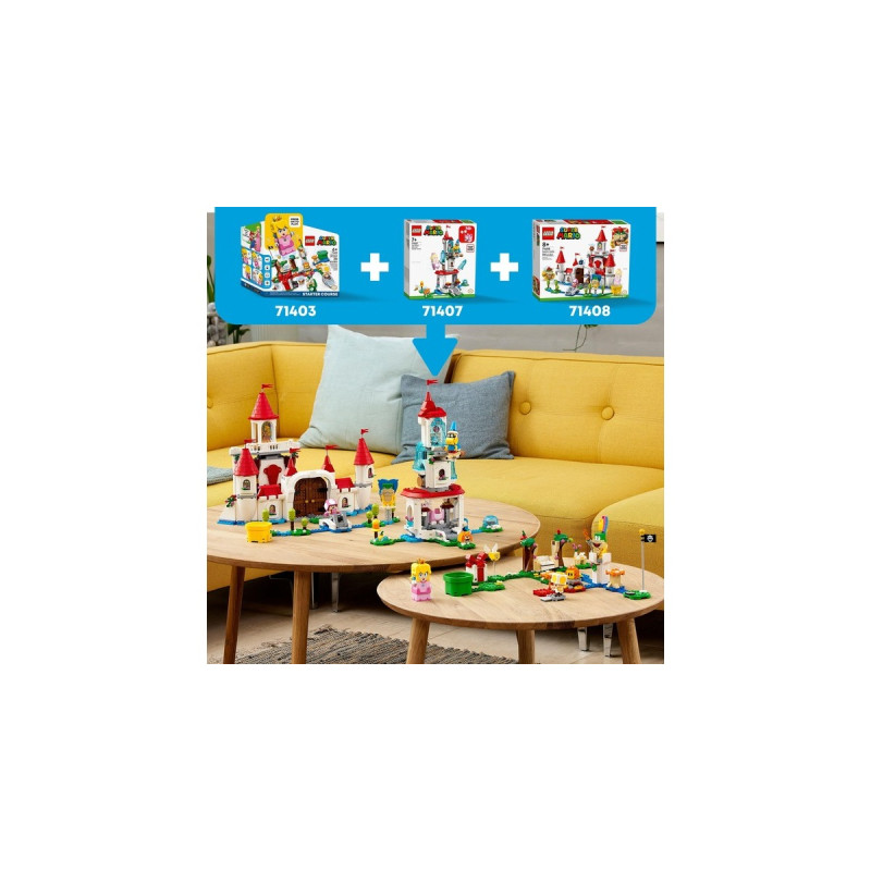 LEGO 71409 Super Mario Maxi-Spikes Wolken-Challenge – Erweiterungsset, Konstruktionsspielzeug(Set mit 3 Gegner Figuren inkl. Bumerang-Bruder und Piranha-Pflanze)