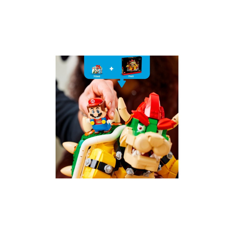 LEGO 71411 Super Mario - Der mächtige Bowser, Konstruktionsspielzeug