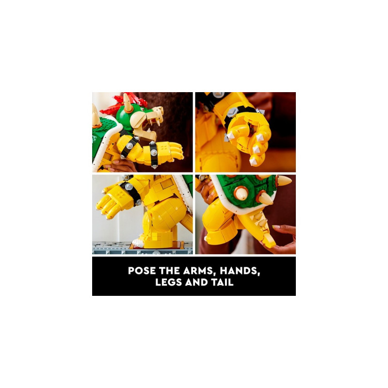 LEGO 71411 Super Mario - Der mächtige Bowser, Konstruktionsspielzeug