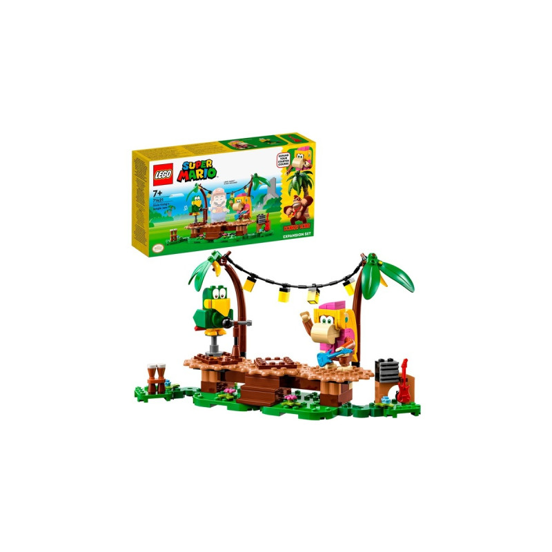 LEGO 71421 Super Mario Dixie Kongs Dschungel-Jam - Erweiterungsset, Konstruktionsspielzeug