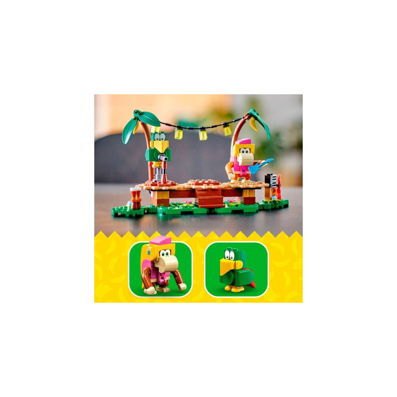 LEGO 71421 Super Mario Dixie Kongs Dschungel-Jam - Erweiterungsset, Konstruktionsspielzeug