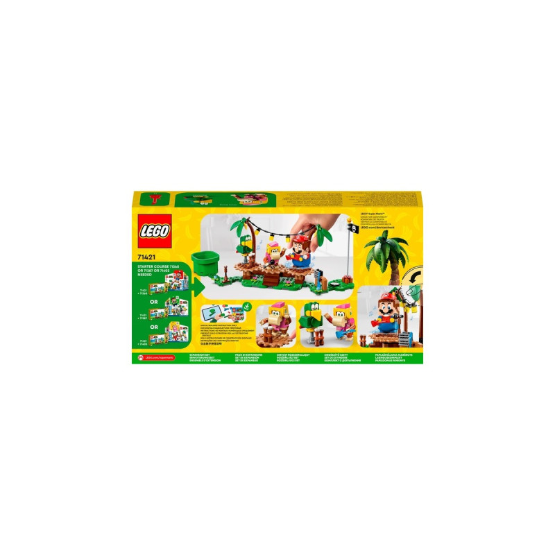 LEGO 71421 Super Mario Dixie Kongs Dschungel-Jam - Erweiterungsset, Konstruktionsspielzeug