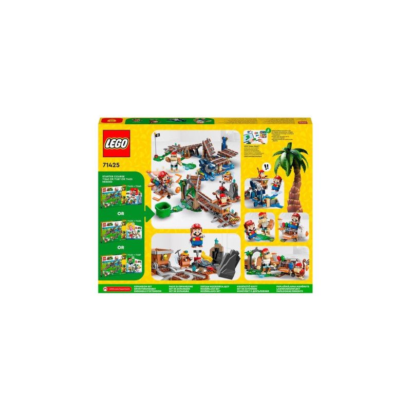 LEGO 71425 Super Mario Diddy Kongs Lorenritt - Erweiterungsset, Konstruktionsspielzeug