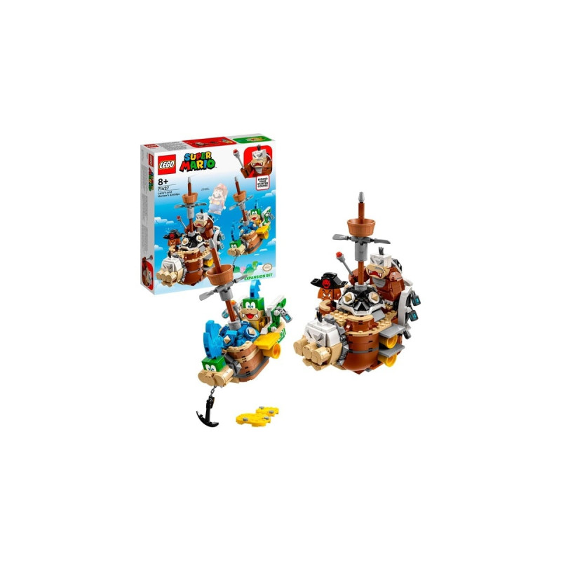 LEGO 71427 Super Mario Larry und Mortons Luftgaleeren - Erweiterungsset, Konstruktionsspielzeug