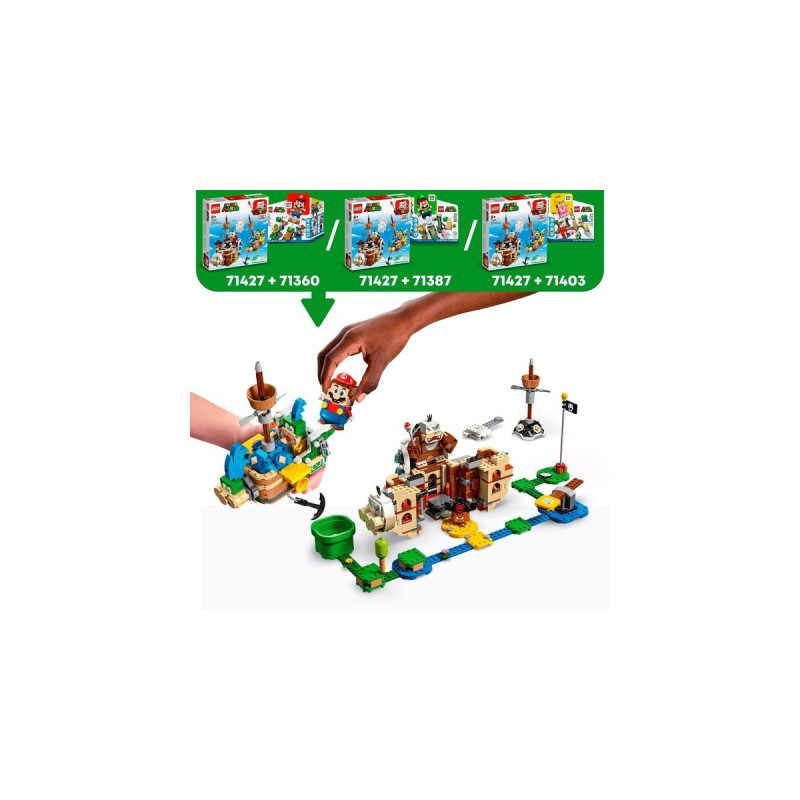 LEGO 71427 Super Mario Larry und Mortons Luftgaleeren - Erweiterungsset, Konstruktionsspielzeug(Outlet)