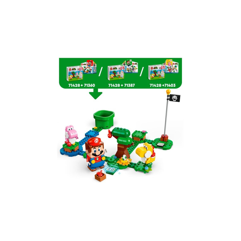 LEGO 71428 Super Mario Yoshis wilder Wald - Erweiterungsset, Konstruktionsspielzeug