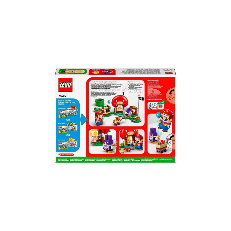 LEGO 71429 Super Mario Mopsie in Toads Laden - Erweiterungsset, Konstruktionsspielzeug