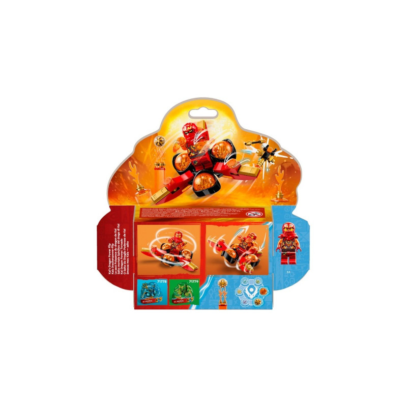 LEGO 71777 Ninjago Kais Drachenpower-Spinjitzu-Flip, Konstruktionsspielzeug