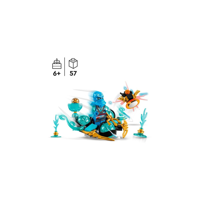 LEGO 71778 Ninjago Nyas Drachenpower-Spinjitzu-Drift, Konstruktionsspielzeug