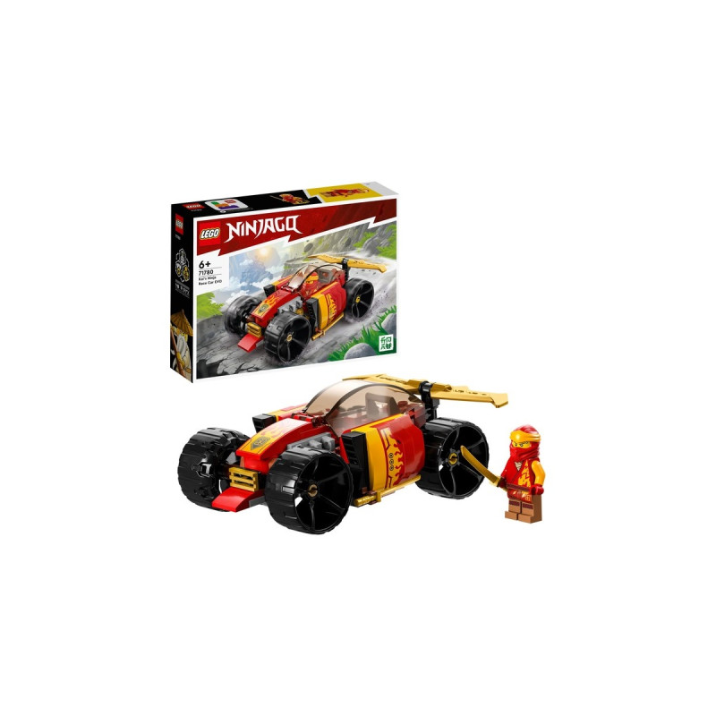 LEGO 71780 Ninjago Kais Ninja-Rennwagen EVO, Konstruktionsspielzeug