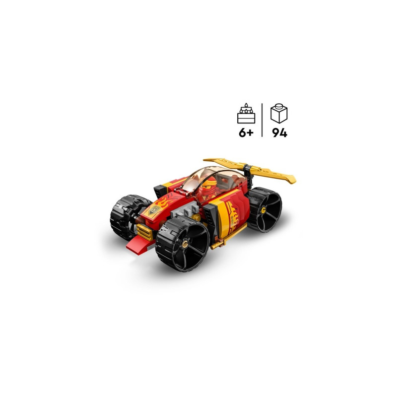 LEGO 71780 Ninjago Kais Ninja-Rennwagen EVO, Konstruktionsspielzeug
