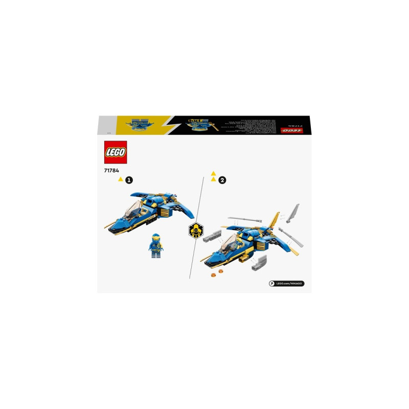LEGO 71784 Ninjago Jays Donner-Jet EVO, Konstruktionsspielzeug