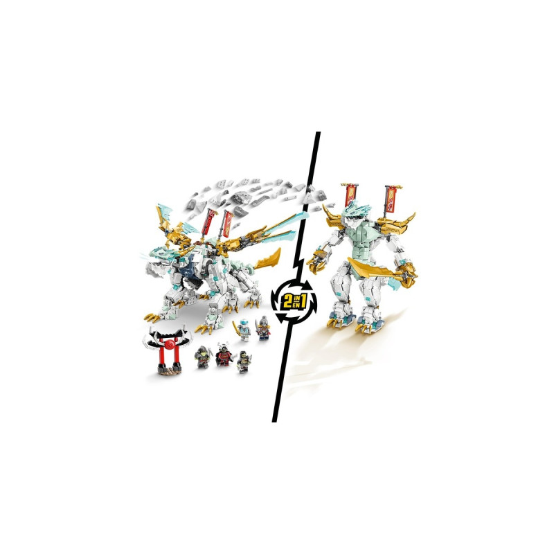 LEGO 71786 Ninjago Zanes Eisdrache, Konstruktionsspielzeug