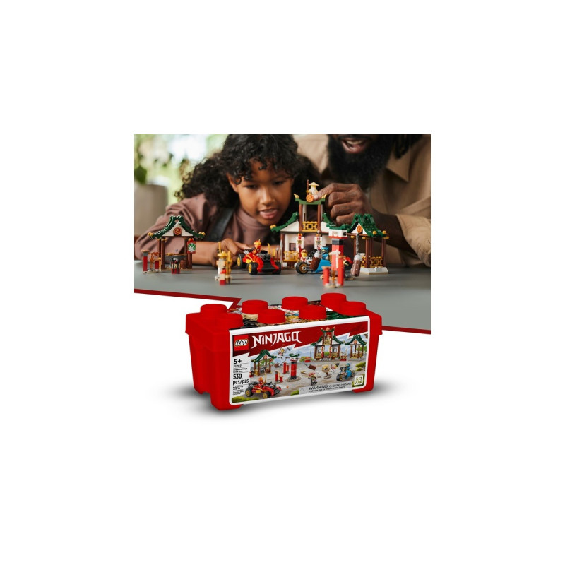 LEGO 71787 Ninjago Kreative Ninja Steinebox, Konstruktionsspielzeug