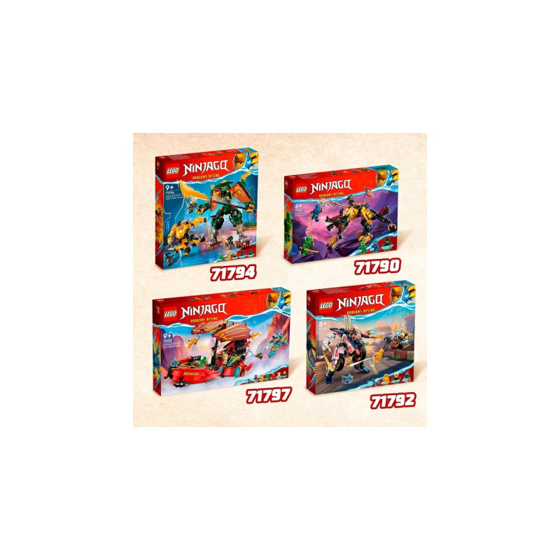 LEGO 71792 Ninjago Soras Mech-Bike, Konstruktionsspielzeug