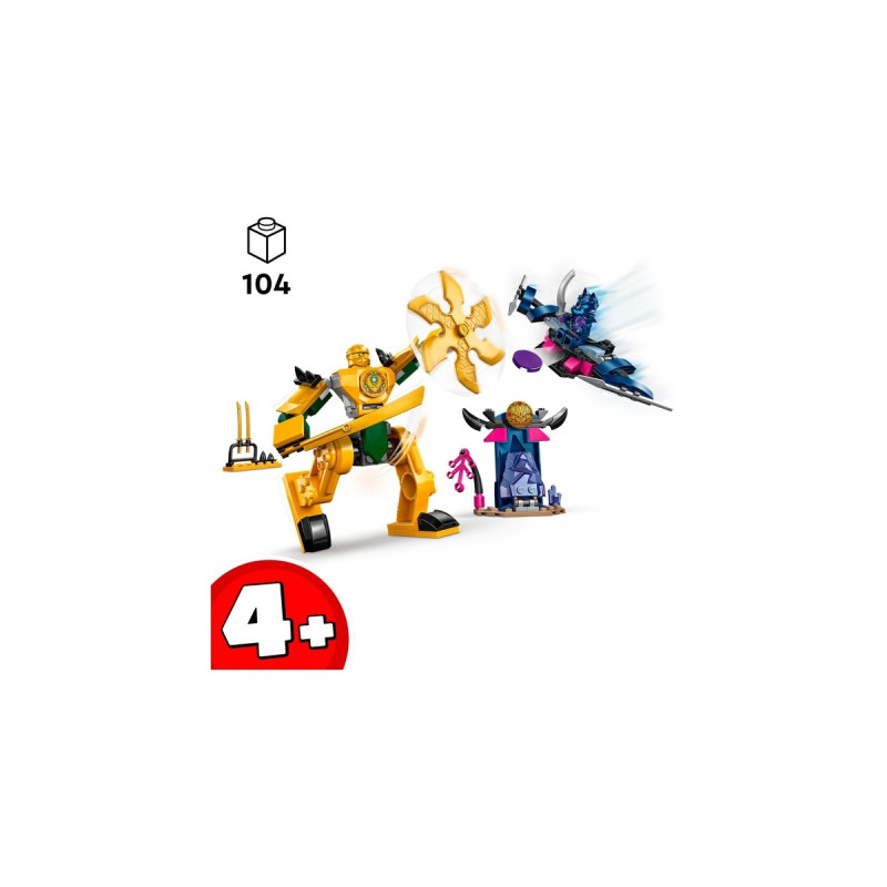 LEGO 71804 Ninjago Arins Battle Mech, Konstruktionsspielzeug