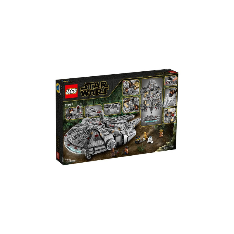LEGO 75257 Star Wars Millennium Falcon, Konstruktionsspielzeug