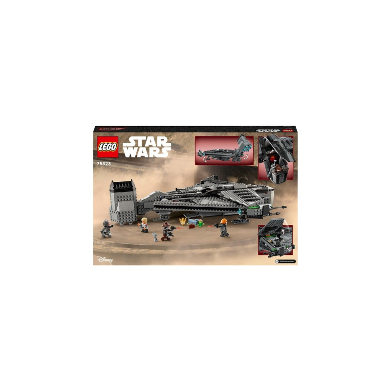 LEGO 75323 Star Wars Die Justifier, Konstruktionsspielzeug(Sternenschiff mit Cad Bane Minifigur und Droide Todo 360, The Bad Batch Set)