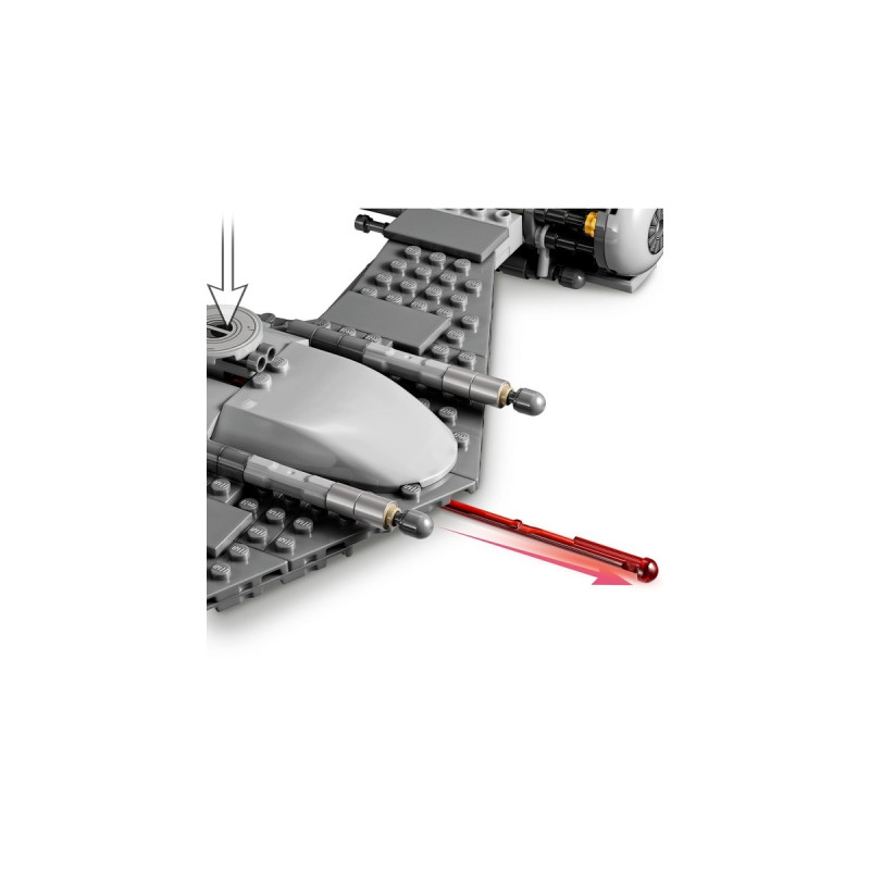 LEGO 75325 Star Wars Der N-1 Starfighter des Mandalorianers, Konstruktionsspielzeug(aus Das Buch von Boba Fett, Spielzeug zum Bauen, Set mit Figur des Baby Yoda)