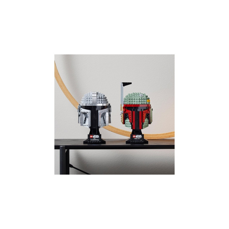 LEGO 75328 Star Wars Mandalorianer Helm, Konstruktionsspielzeug(Sammlerstück und ein tolles Geschenk für Erwachsene, Bausatz, Zimmer-Deko)