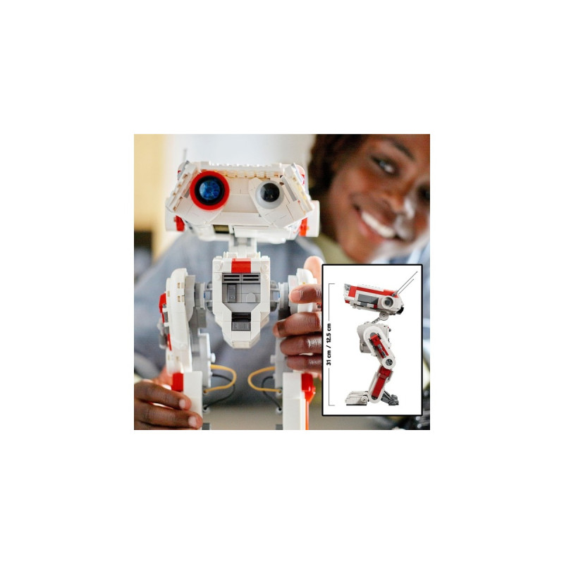 LEGO 75335 Star Wars BD-1, Konstruktionsspielzeug(Modellbausatz, bewegliche Droidenfigur)