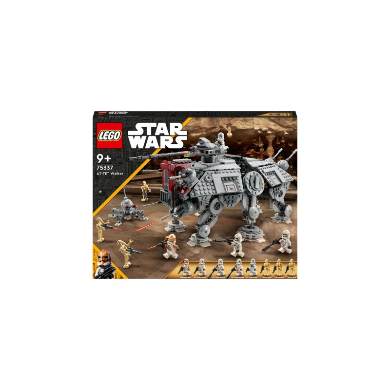 LEGO 75337 Star Wars AT-TE Walker, Konstruktionsspielzeug(Die Rache der Sith-Set mit Minifiguren)