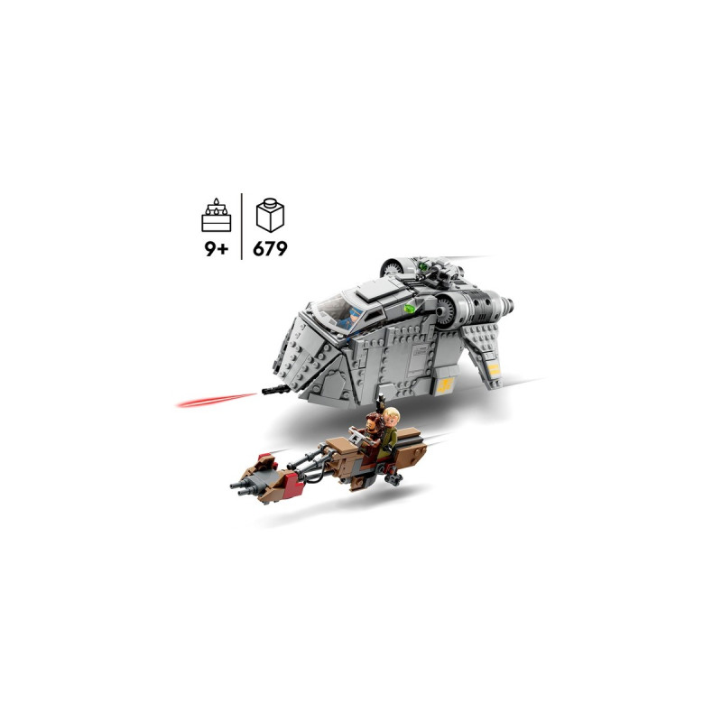 LEGO 75338 Star Wars Überfall auf Ferrix, Konstruktionsspielzeug(Andor Set, mit Mobilem Tac-Pod, Speeder Bike und 3 Minifiguren, Outlet)