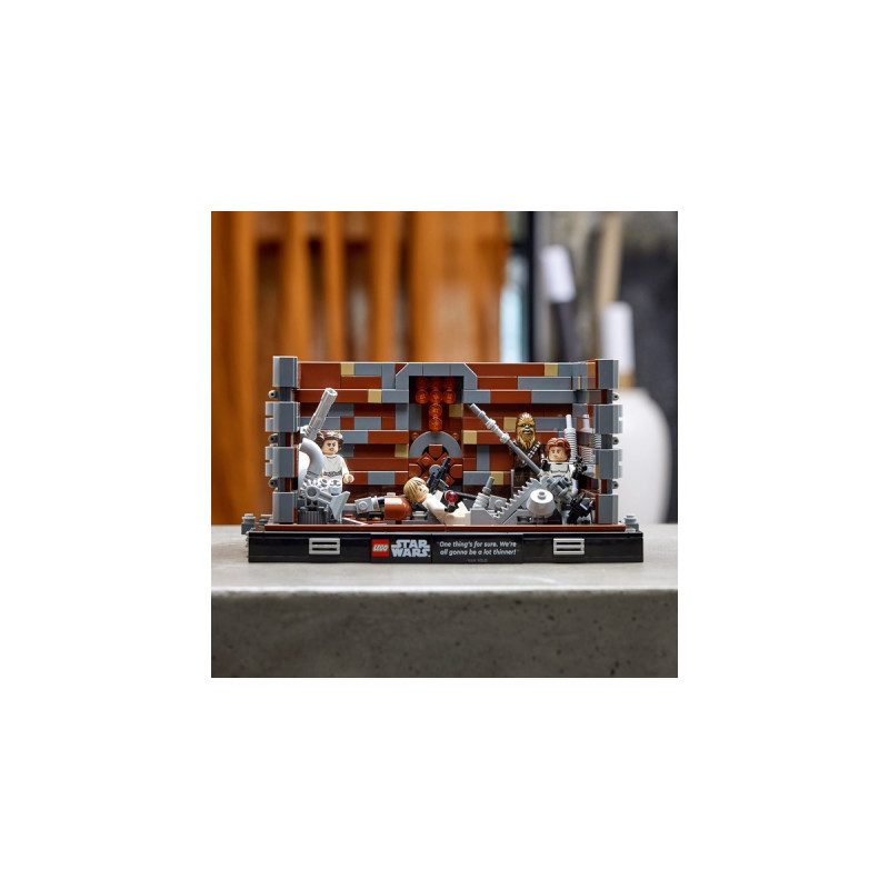 LEGO 75339 Star Wars Müllpresse im Todesstern – Diorama, Konstruktionsspielzeug