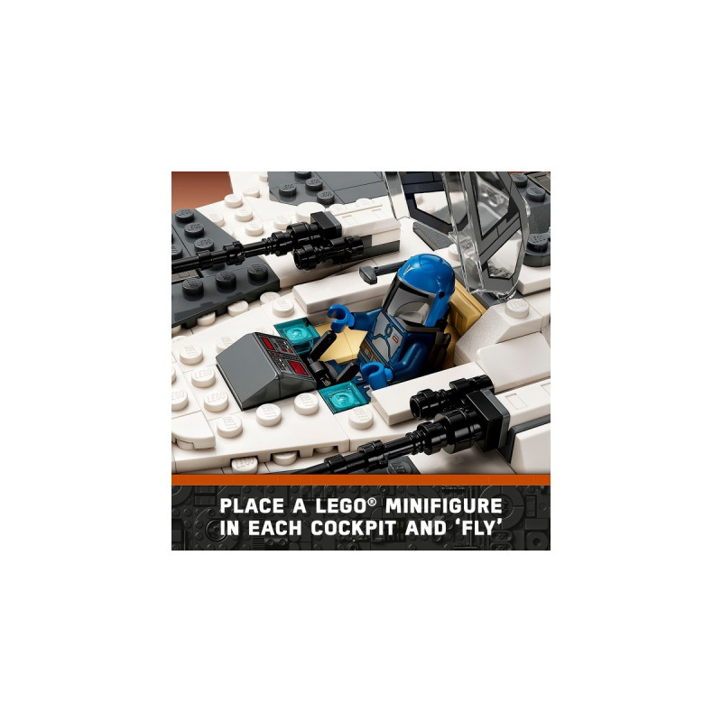LEGO 75348 Star Wars Mandalorianischer Fang Fighter vs. TIE Interceptor, Konstruktionsspielzeug