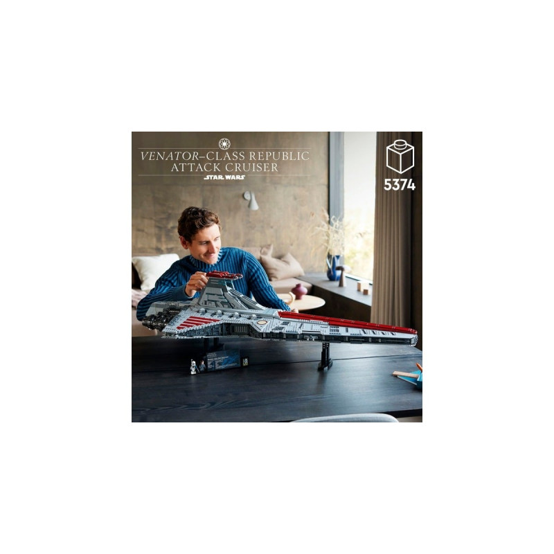 LEGO 75367 Star Wars Republikanischer Angriffskreuzer der Venator-Klasse, Konstruktionsspielzeug(Outlet)