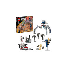 LEGO 75372 LEGO Star Wars Clone Trooper & Battle Droid Battle Pack, Konstruktionsspielzeug