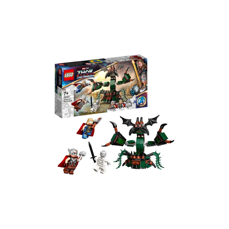 LEGO 76207 Marvel Super Heroes Angriff auf New Asgard, Konstruktionsspielzeug