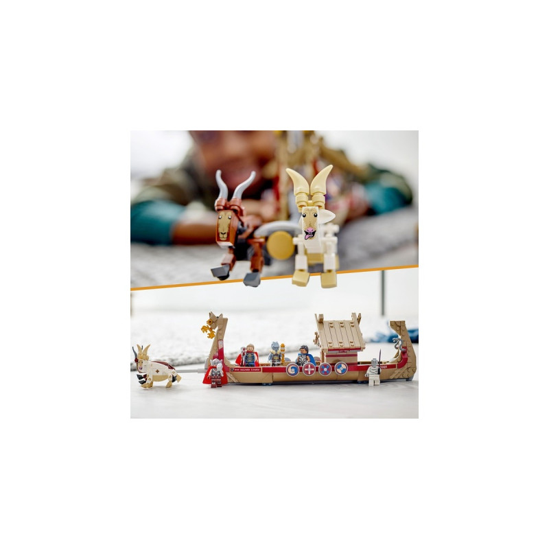 LEGO 76208 Marvel Super Heroes Das Ziegenboot, Konstruktionsspielzeug