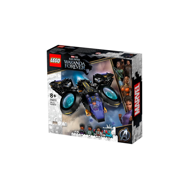 LEGO 76211 Marvel Super Heroes Shuris Sonnenvogel, Konstruktionsspielzeug