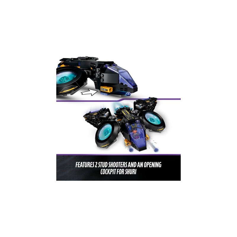 LEGO 76211 Marvel Super Heroes Shuris Sonnenvogel, Konstruktionsspielzeug