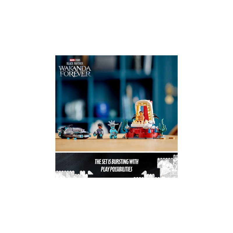 LEGO 76213 Marvel Super Heroes König Namors Thronsaal, Konstruktionsspielzeug