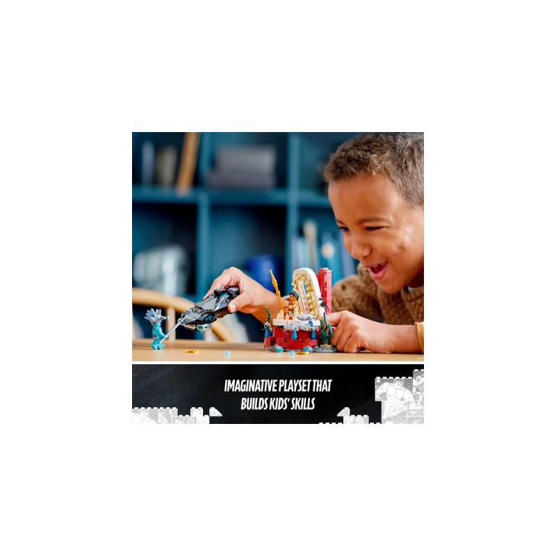 LEGO 76213 Marvel Super Heroes König Namors Thronsaal, Konstruktionsspielzeug