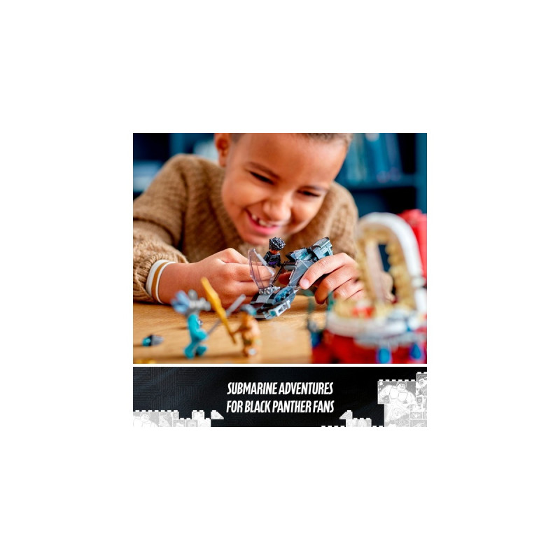 LEGO 76213 Marvel Super Heroes König Namors Thronsaal, Konstruktionsspielzeug